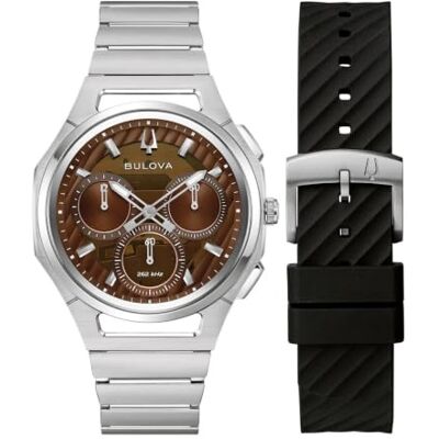 Bulova herrar kronograf kvarts armbandsur curv Bulova herrar kronograf kvarts armbandsur curv