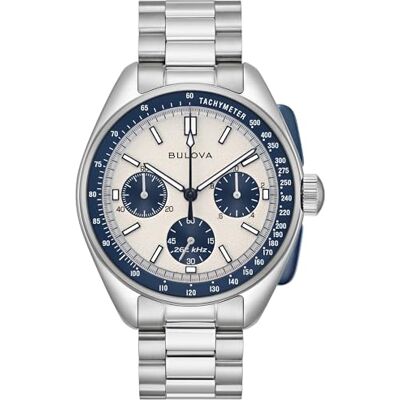 Bulova Kronograf armbandsur för män, Lunar Pilot Bulova Kronograf armbandsur för män, Lunar Pilot