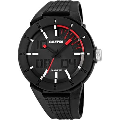 Calypso watches herrarmbandsur XL K5629 analog kvarts plast K5629/2 Calypso watches herrarmbandsur XL K5629 analog kvarts plast K5629/2