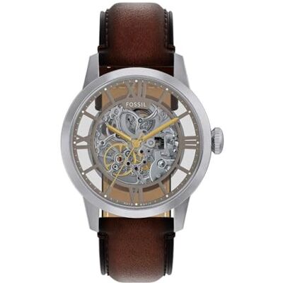 Fossil Townsman Klocka för män, Automatiskt trehandsverk med armband i rostfritt stål eller läder Fossil Townsman Klocka för män, Automatiskt trehandsverk med armband i rostfritt stål eller läder