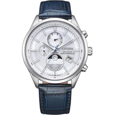 Citizen herrklockor analog Eco-Drive, Funk 32031342, blå, Einheitsgröße, Modern Citizen herrklockor analog Eco-Drive, Funk 32031342, blå, Einheitsgröße, Modern