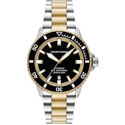 Giorgio Armani 42 mm tvåfärgad klocka i rostfritt stål, AR60089 Giorgio Armani 42 mm tvåfärgad klocka i rostfritt stål, AR60089