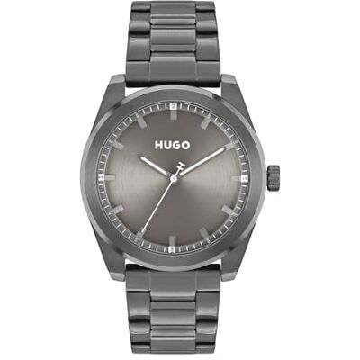 HUGO #Bright Collection Analog, kvartsklocka, för män, med armband i rostfritt stål HUGO #Bright Collection Analog, kvartsklocka, för män, med armband i rostfritt stål