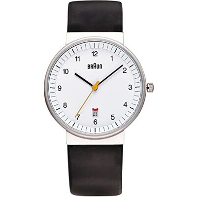 Braun Klocka, Vit, Svart Braun Klocka, Vit, Svart