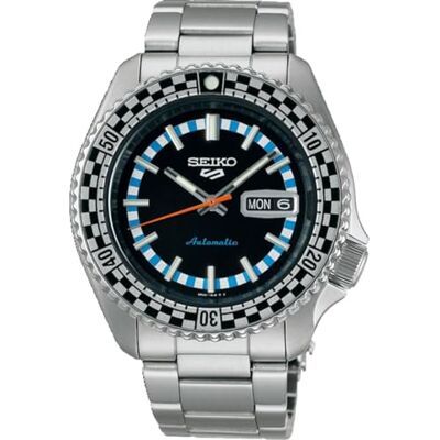 Seiko 5 sportklockor för män SRPK67K1, Silver, Classic, Silver, Klassisk Seiko 5 sportklockor för män SRPK67K1, Silver, Classic, Silver, Klassisk