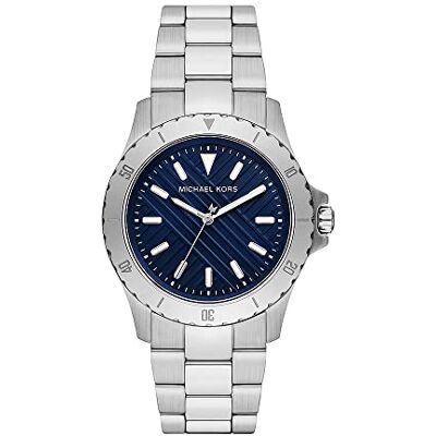 Michael Kors Everest herrklocka, kvartsverk med armband i rostfritt stål eller läder Michael Kors Everest herrklocka, kvartsverk med armband i rostfritt stål eller läder