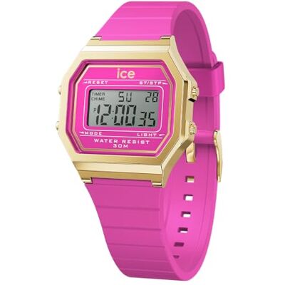 ICE-WATCH ICE digit retro Barbie pink Rosa damklocka med plastarmband 022527 (Liten) ICE-WATCH ICE digit retro Barbie pink Rosa damklocka med plastarmband 022527 (Liten)