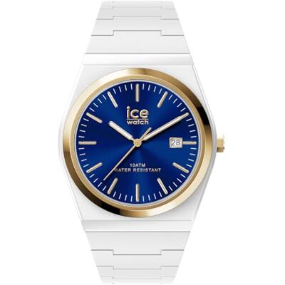 ICE-WATCH , Ice Power Pw1 White Imperial Blue, Vit Herrklocka Med Silikonarmband, 025777 (41 Mm) ICE-WATCH , Ice Power Pw1 White Imperial Blue, Vit Herrklocka Med Silikonarmband, 025777 (41 Mm)