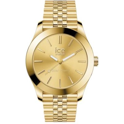 ICE-WATCH ICE steel Gold Goud dames horloge met metalen armband 023791 (Klein) ICE-WATCH ICE steel Gold Goud dames horloge met metalen armband 023791 (Klein)