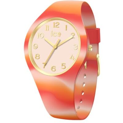 ICE-WATCH ICE tie and dye Sunrise Pink Rosa damklocka med plastarmband 022600 (Small) ICE-WATCH ICE tie and dye Sunrise Pink Rosa damklocka med plastarmband 022600 (Small)