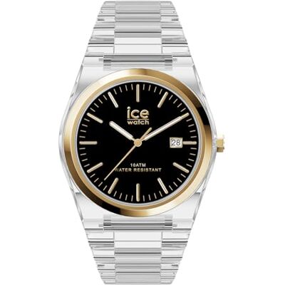 ICE-WATCH , Ice Power Pw1 Transparent Black Gold, Transparent Herrklocka Med Plastarmband, 025779 (41 Mm) ICE-WATCH , Ice Power Pw1 Transparent Black Gold, Transparent Herrklocka Med Plastarmband, 025779 (41 Mm)