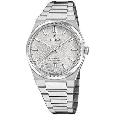 Festina Swiss tillverkad stålklocka för män med stålarmband F20051/2 Festina Swiss tillverkad stålklocka för män med stålarmband F20051/2