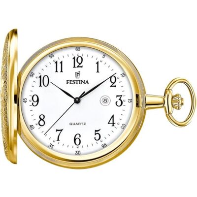 Festina analog analog kvartsfickur F2028/1, Vitt, Klassisk Festina analog analog kvartsfickur F2028/1, Vitt, Klassisk