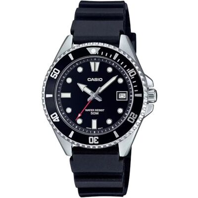 Casio Armbandsur kollektion MDV-10-1A1 armband färg: svart urtavla herr Casio Armbandsur kollektion MDV-10-1A1 armband färg: svart urtavla herr