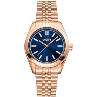 DKNY kvartsur Nolita Midi kvarts 5 ATM, rosguld, Einheitsgröße, Modern DKNY kvartsur Nolita Midi kvarts 5 ATM, rosguld, Einheitsgröße, Modern