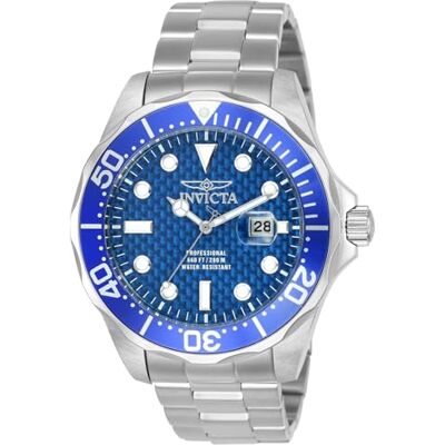 Invicta Pro Diver Montre Homme Quartz en Acier Inoxydable 47 mm Invicta Pro Diver Montre Homme Quartz en Acier Inoxydable 47 mm