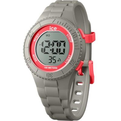 ICE-WATCH ICE digit Dusty coral Grå klocka för pojkar (blandad) med plastarmband 021623 (Small) ICE-WATCH ICE digit Dusty coral Grå klocka för pojkar (blandad) med plastarmband 021623 (Small)