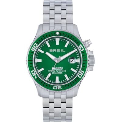 Breil automatic MANTA P.R.O. men's watch TW2032 steel green background Breil automatic MANTA P.R.O. men's watch TW2032 steel green background