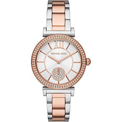 Michael Kors Abbey Damklocka, Quartz trehandsurverk med armband i rostfritt stål Michael Kors Abbey Damklocka, Quartz trehandsurverk med armband i rostfritt stål