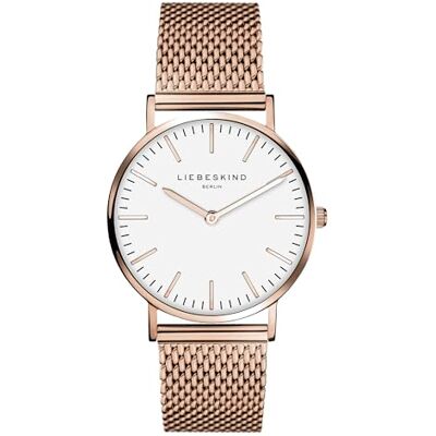 LIEBESKIND LT-0077-MQ Klocka, Rosa, Vit, 34 mm LIEBESKIND LT-0077-MQ Klocka, Rosa, Vit, 34 mm