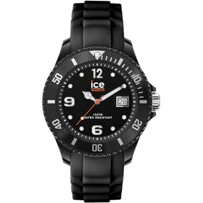 ICE-WATCH ICE forever Black Blandad svart klocka med silikonband ICE-WATCH ICE forever Black Blandad svart klocka med silikonband