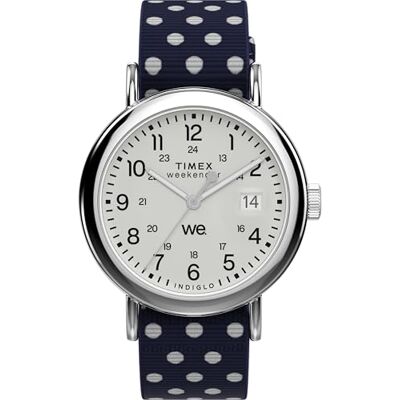 Timex TW2Y55200 Weekender Klocka på 40 mm med tygrem för kvinnor Timex TW2Y55200 Weekender Klocka på 40 mm med tygrem för kvinnor