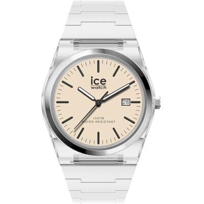 ICE-WATCH , Ice Power Pw1 Transparent White Beige, Transparent Herrklocka Med Silikonarmband, 025780 (41 Mm) ICE-WATCH , Ice Power Pw1 Transparent White Beige, Transparent Herrklocka Med Silikonarmband, 025780 (41 Mm)