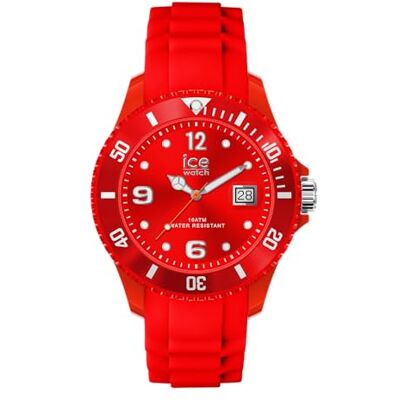 ICE-WATCH – Ice Forever Red – röd herrklocka med silikonarmband ICE-WATCH – Ice Forever Red – röd herrklocka med silikonarmband