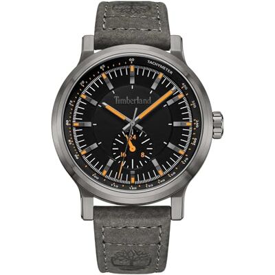 Timberland Män analog kvarts klocka med läderarmband TDWGF2231003, svart, Modern Timberland Män analog kvarts klocka med läderarmband TDWGF2231003, svart, Modern