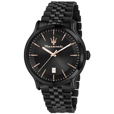 Maserati Herrklocka Epoca Limited Edition, tid och datum, kvarts-R8853118023, svart, 42mm, armband Maserati Herrklocka Epoca Limited Edition, tid och datum, kvarts-R8853118023, svart, 42mm, armband