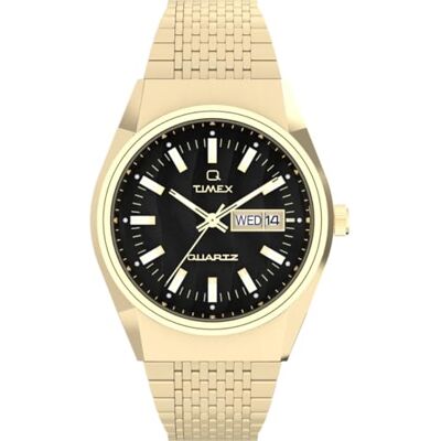 Timex Herr analog kvartsklocka med ett rostfritt stål armband Falcon Eye, Guld, armband Timex Herr analog kvartsklocka med ett rostfritt stål armband Falcon Eye, Guld, armband
