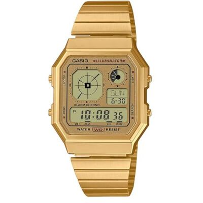 Casio Watch A130WEG-9AEF, Guld Casio Watch A130WEG-9AEF, Guld