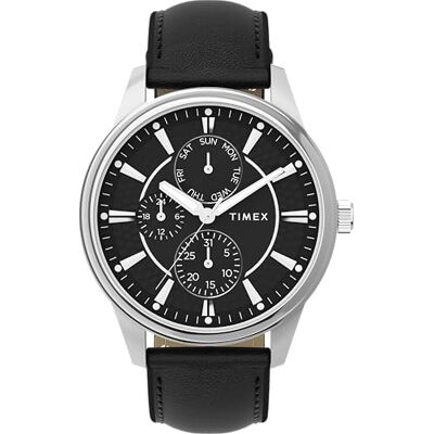 Timex TW2Y21400 Chicago Kvartsur på 45 mm för män – tvåfärgat armband i rostfritt stål med grön urtavla Timex TW2Y21400 Chicago Kvartsur på 45 mm för män – tvåfärgat armband i rostfritt stål med grön urtavla