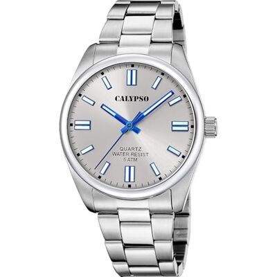 Calypso Casual Watch K5862/2, silver, armband, Silver, armband Calypso Casual Watch K5862/2, silver, armband, Silver, armband