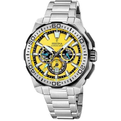 Festina 2025 Chrono cykelklocka med rostfritt stålarmband F20724/4 Festina 2025 Chrono cykelklocka med rostfritt stålarmband F20724/4