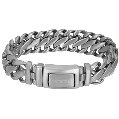 iXXXi Men Edelstahlarmband Italy mattes Silber 20.5cm iXXXi Men Edelstahlarmband Italy mattes Silber 20.5cm