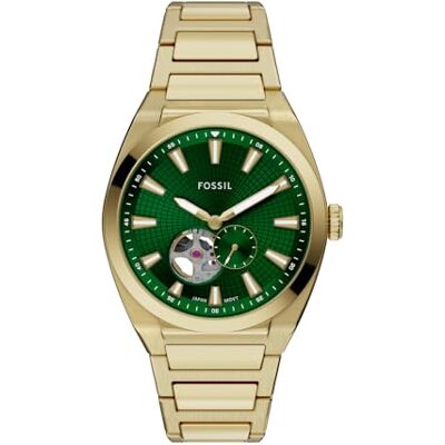 Fossil herr analog automatisk klocka med rostfritt stål armband ME3276 Fossil herr analog automatisk klocka med rostfritt stål armband ME3276