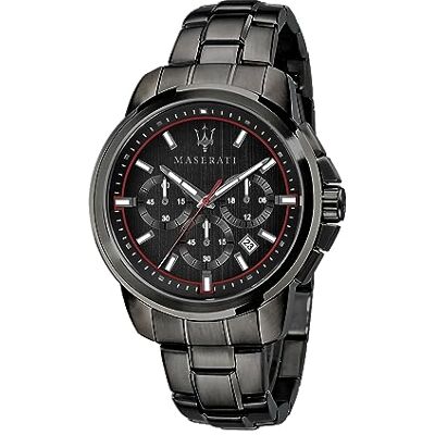 Maserati Herrklocka Coll. Successo begränsad utgåva, kronograf, kvarts -R8873621027, svart, 44mm, armband Maserati Herrklocka Coll. Successo begränsad utgåva, kronograf, kvarts -R8873621027, svart, 44mm, armband