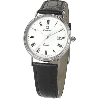 Orphelia analog kvartsklocka för män med läderrem MON-7082/1 Orphelia analog kvartsklocka för män med läderrem MON-7082/1