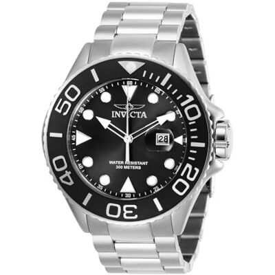 Invicta 28765 har ett 50 millimetres rostfritt stålfodral med svart urtavla. Invicta 28765 har ett 50 millimetres rostfritt stålfodral med svart urtavla.