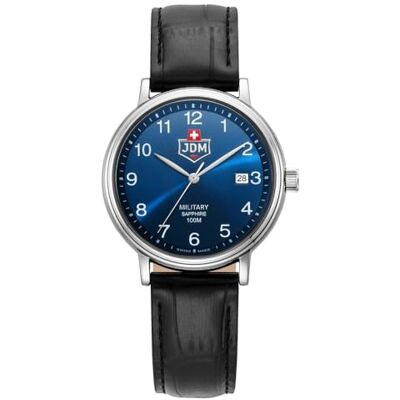 JDM Millitary analog klocka för män med rostfritt stål armband JDM-WG026-03, svart JDM Millitary analog klocka för män med rostfritt stål armband JDM-WG026-03, svart