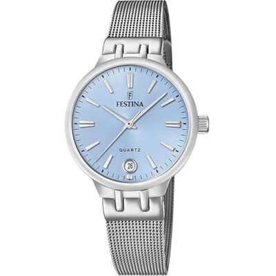 Festina damklocka i rostfritt stål med nätarmband F20712/2 Festina damklocka i rostfritt stål med nätarmband F20712/2