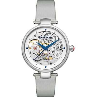 Thomas Earnshaw Damer analog automatisk klocka med rostfritt stål armband ES-8159-01 Thomas Earnshaw Damer analog automatisk klocka med rostfritt stål armband ES-8159-01