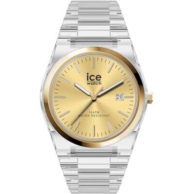 ICE-WATCH , Ice Power Pw1 Transparent Gold, Transparent Herrklocka Med Plastarmband, 025778 (41 Mm) ICE-WATCH , Ice Power Pw1 Transparent Gold, Transparent Herrklocka Med Plastarmband, 025778 (41 Mm)
