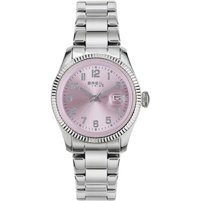 Breil – klocka klassisk elegans av stål för kvinnor, Silverrosa, Einheitsgröße, modern, avslappnad Breil – klocka klassisk elegans av stål för kvinnor, Silverrosa, Einheitsgröße, modern, avslappnad