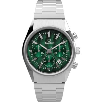 Timex Kronograf kvartsur för män med rostfritt stålrem TW2W33600, SILVER, armband Timex Kronograf kvartsur för män med rostfritt stålrem TW2W33600, SILVER, armband
