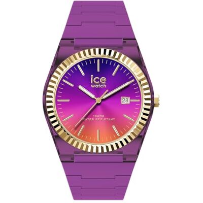 ICE-WATCH , Ice Power Pw1 Sunset Violet Night Pink, Lila Damklocka Med Silikonarmband, 024761, Small ICE-WATCH , Ice Power Pw1 Sunset Violet Night Pink, Lila Damklocka Med Silikonarmband, 024761, Small