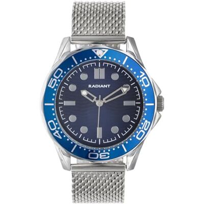 Radiant Reloj Hombre Chris Azul Correa Plateada Radiant Reloj Hombre Chris Azul Correa Plateada
