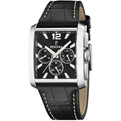 Festina Analog F20636/4, Svart, rem Festina Analog F20636/4, Svart, rem