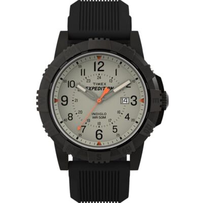 Timex Expedition Ridge Tw4B32200 Klocka, Herr, 45 Mm, Svart Silikonarmband, Tanfärgad Urtavla Timex Expedition Ridge Tw4B32200 Klocka, Herr, 45 Mm, Svart Silikonarmband, Tanfärgad Urtavla